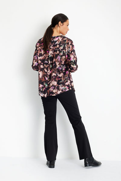 Haily Boot cut pants SORT - 15355 Thumbnail
