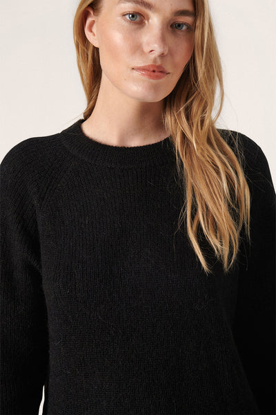 SLTuesday Raglan Pullover LS Black - 30406265 Thumbnail
