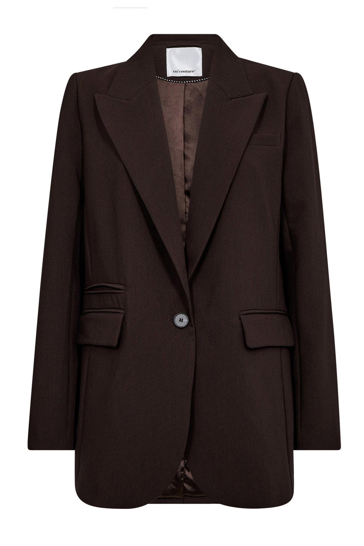 VolaCCSingleOversizeBlazer*OUT 145-Dark Brown - 30050