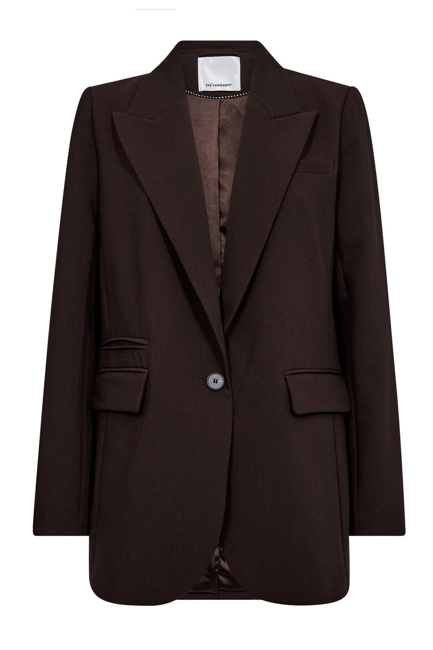 VolaCCSingleOversizeBlazer*OUT 145-Dark Brown - 30050