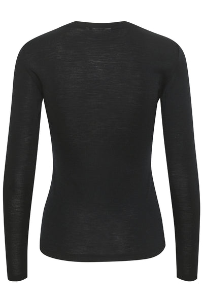 NiniaGZ ls wool roundneck NOOS Black - 10906718 Thumbnail