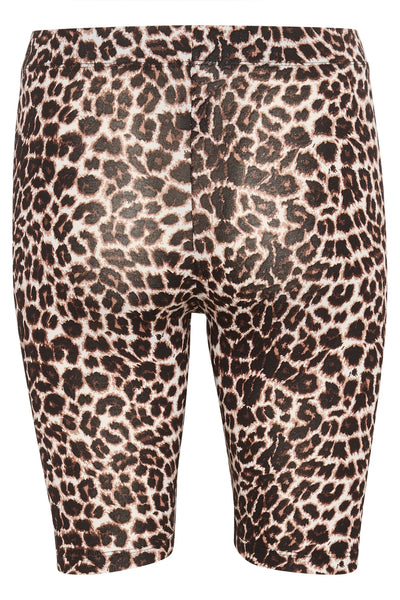 KAsally Jersey Shorts Feather Gray Leo Print - 10507769 Thumbnail