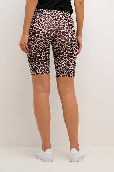 KAsally Jersey Shorts Feather Gray Leo Print - 10507769 Thumbnail