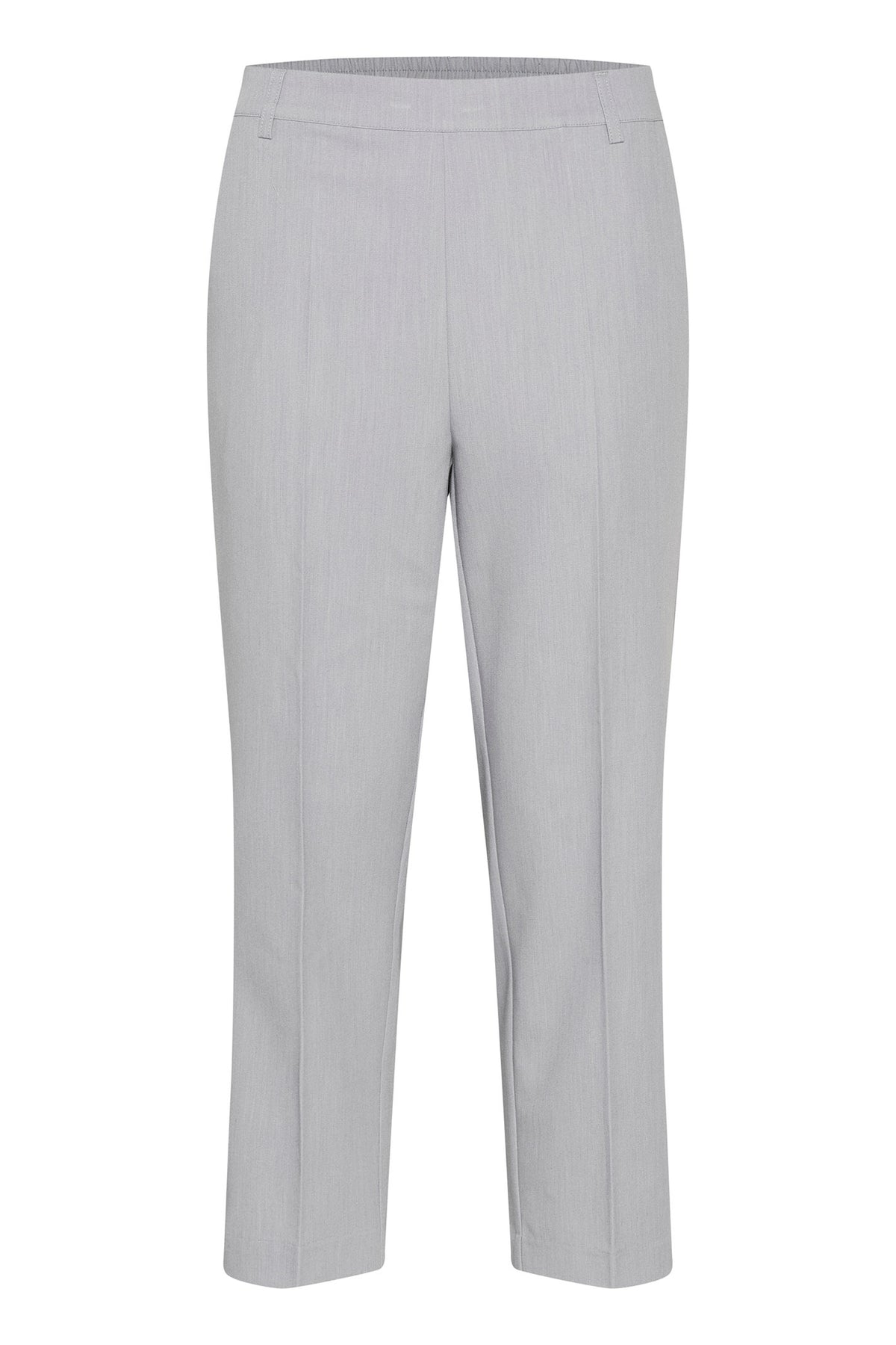 KAsakura HW Cropped Pants Grey Melange - 10506127