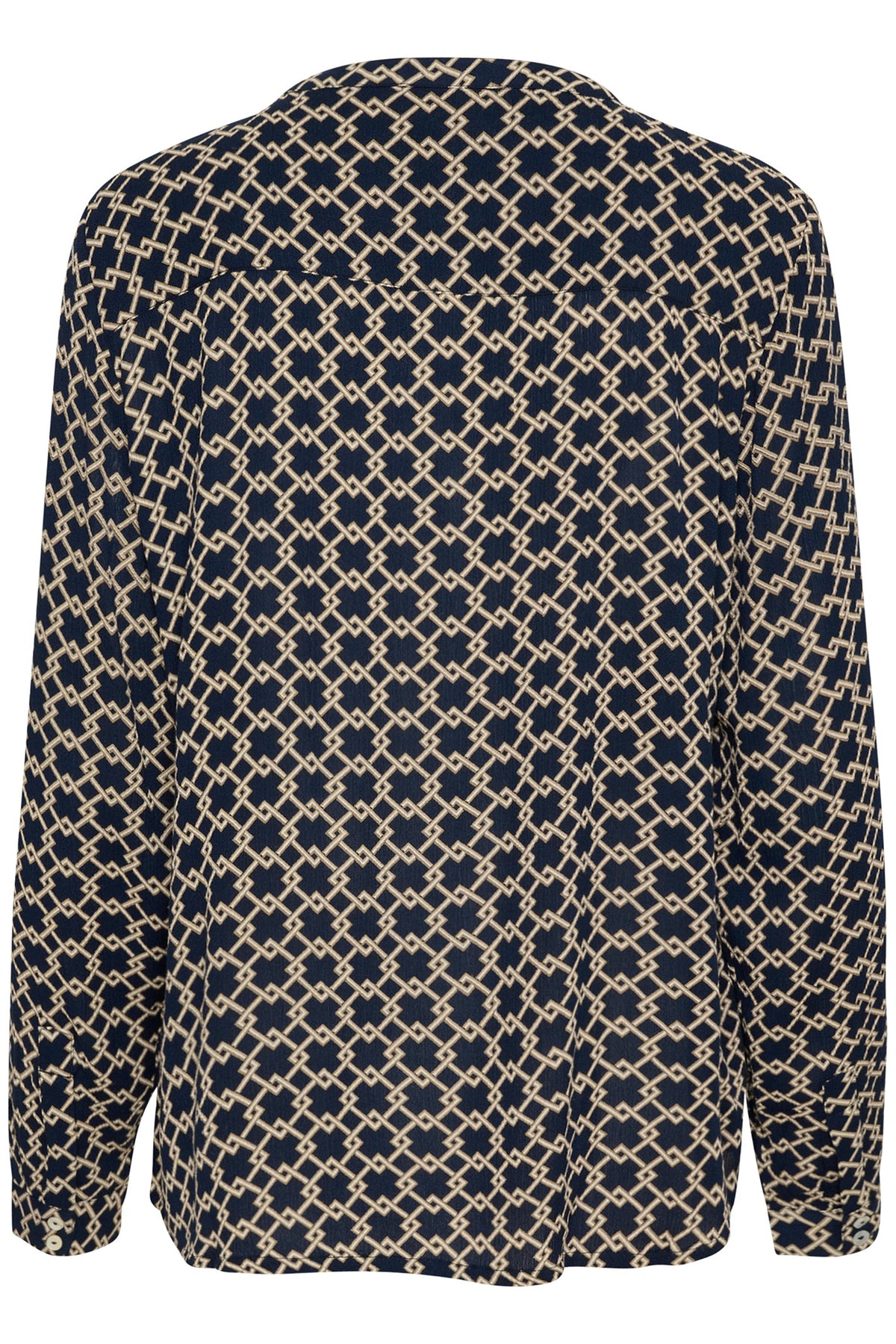 KAjaden PPP Shirt Midnight/Chalk Geometric Print - 10552003