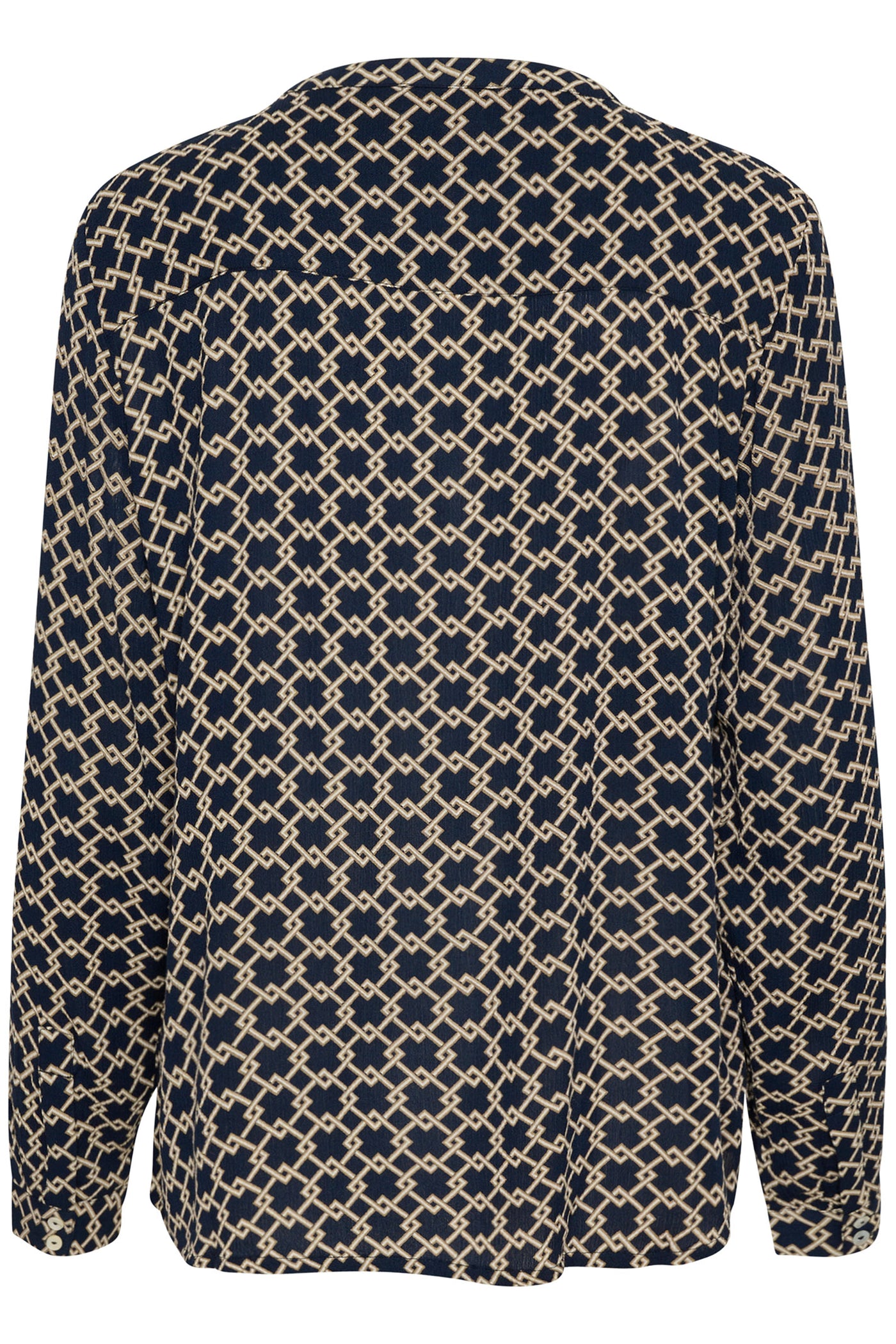 KAjaden PPP Shirt Midnight/Chalk Geometric Print - 10552003