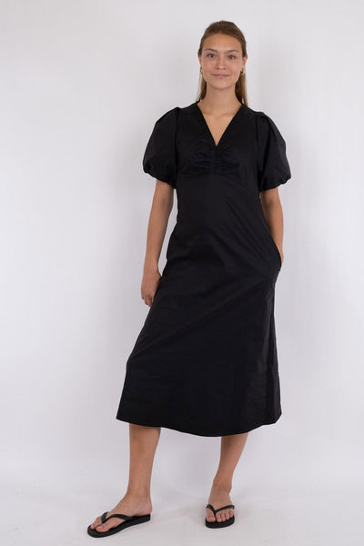 Illana Poplin Black - 160660 Thumbnail