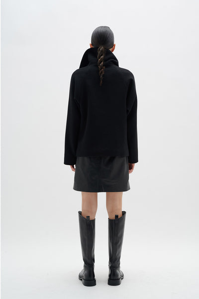 PerryIW Short Coat Black - 30108492 Thumbnail