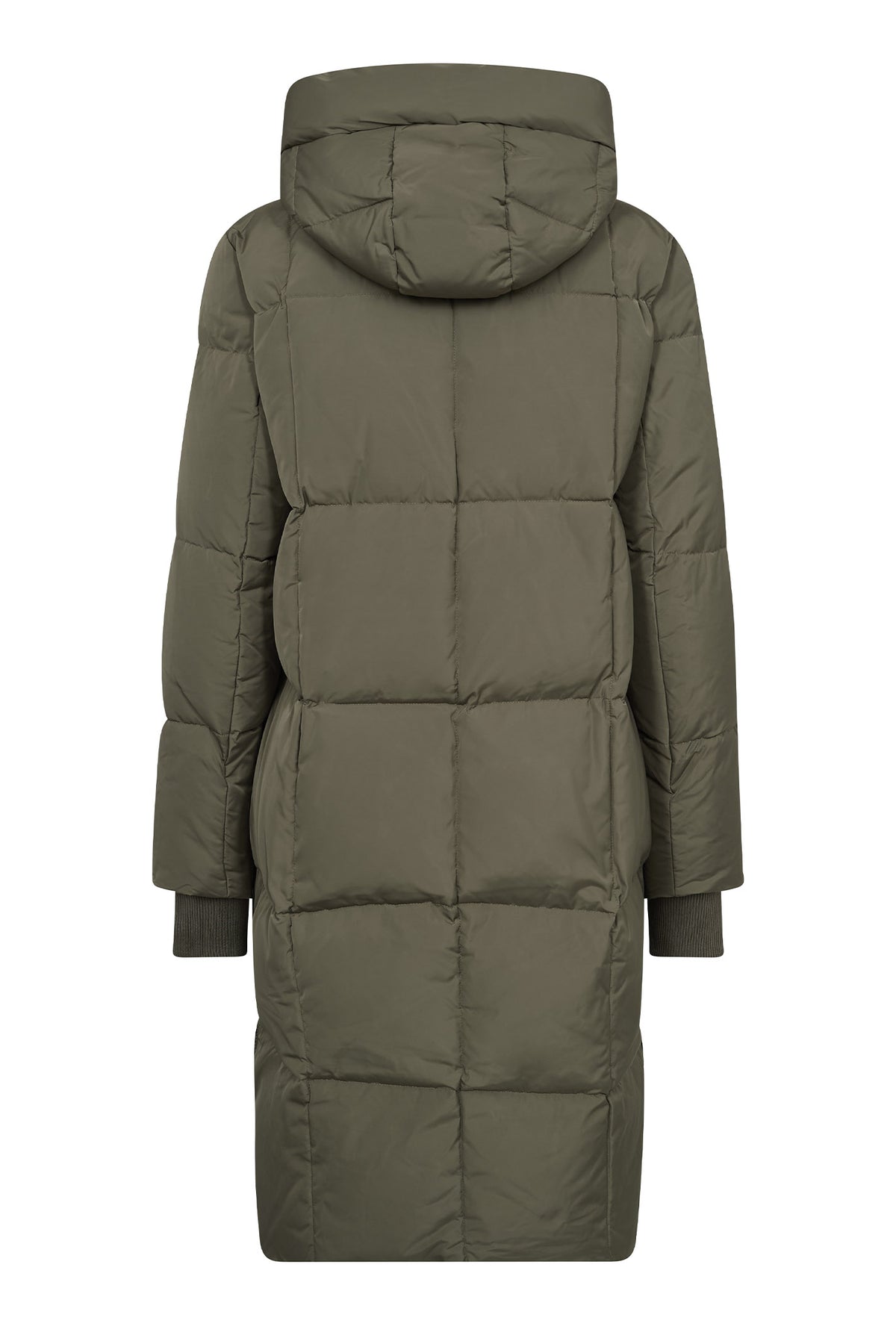 MMNova Square Down Coat Dusty Olive - 139560