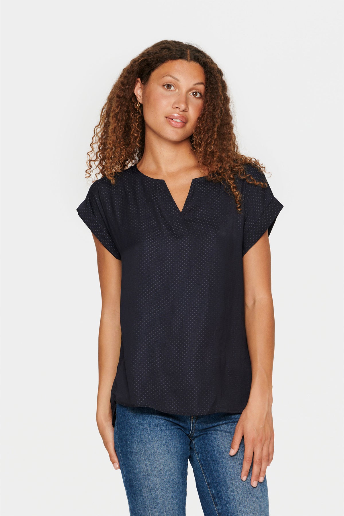 P1326, BrianaSZ SS Top Blue Deep - 30500069