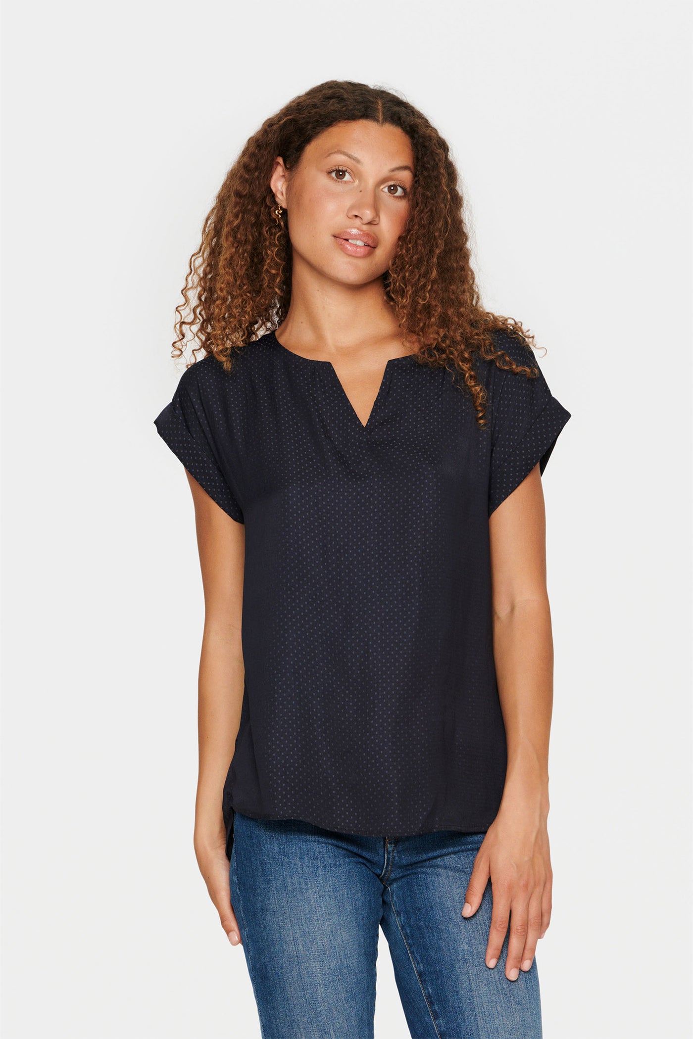 P1326, BrianaSZ SS Top Blue Deep - 30500069