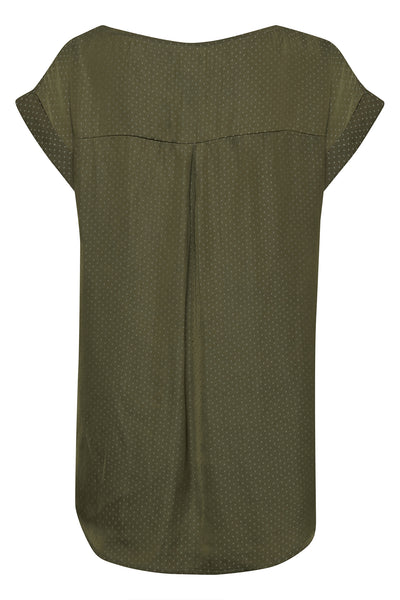 P1326, BrianaSZ SS Top Army Green - 30500069 Thumbnail