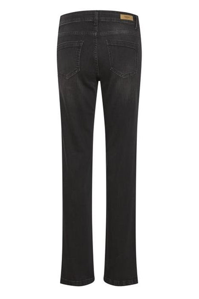 MollySZ MW Regular Jeans Dark Grey Denim - 30510051 Thumbnail