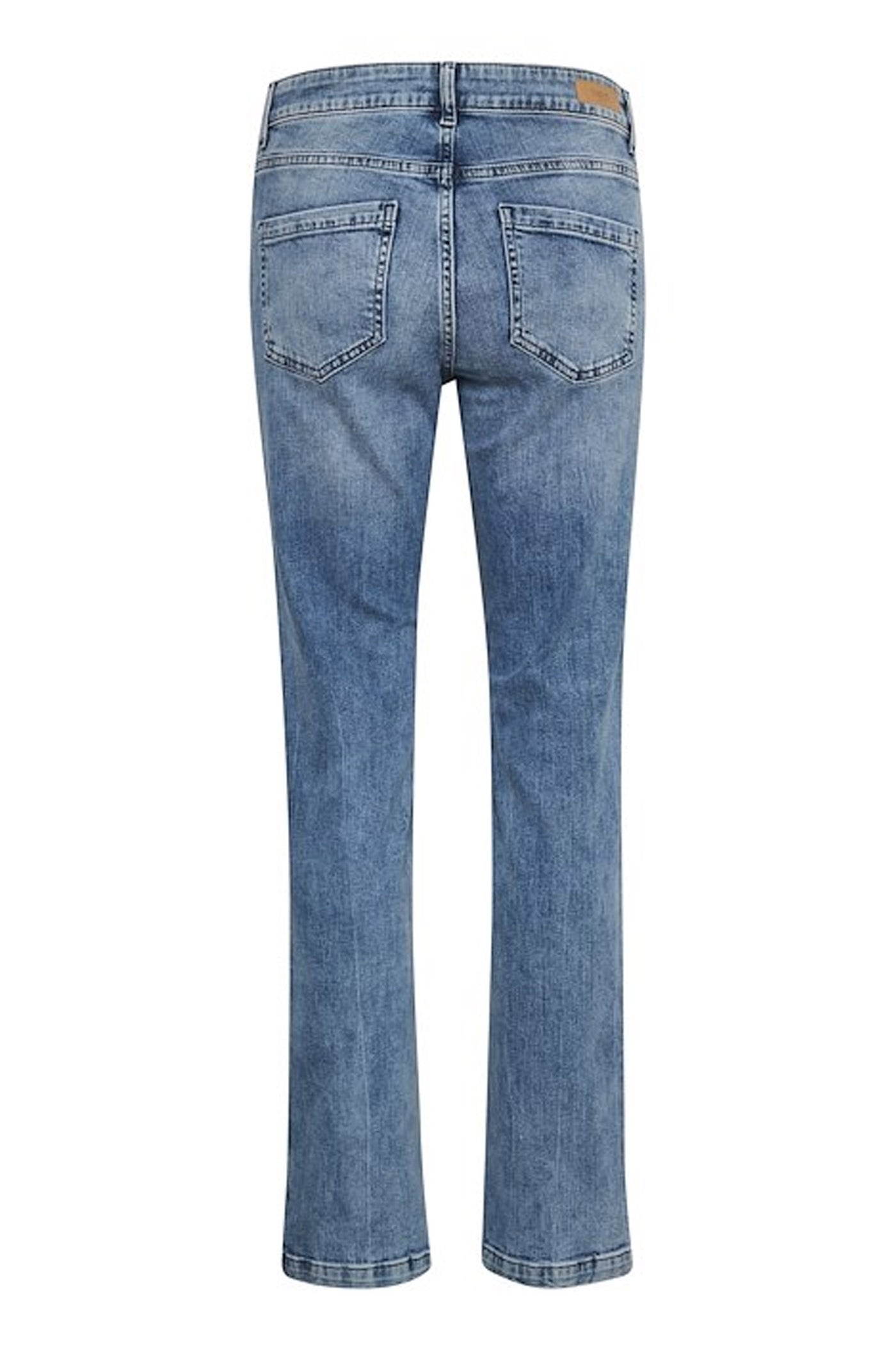 MollySZ MW Regular Jeans Light Blue Denim - 30510051