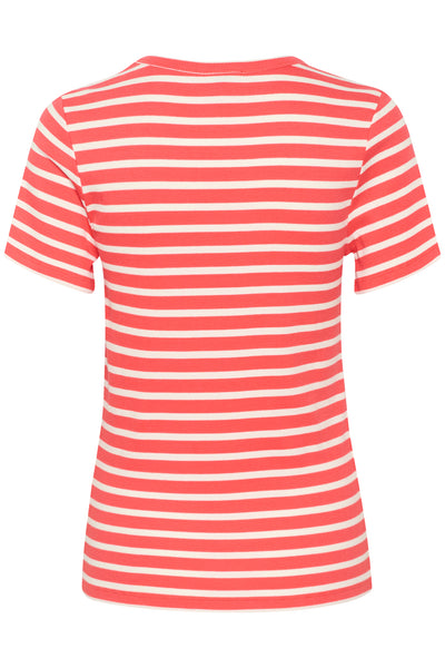 AsterSZ SS Stripe T-Shirt CAYENNE - 30513055 Thumbnail