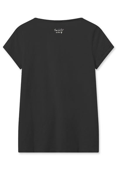 MMTulli V-SS Basic Tee Black - 160920 Thumbnail