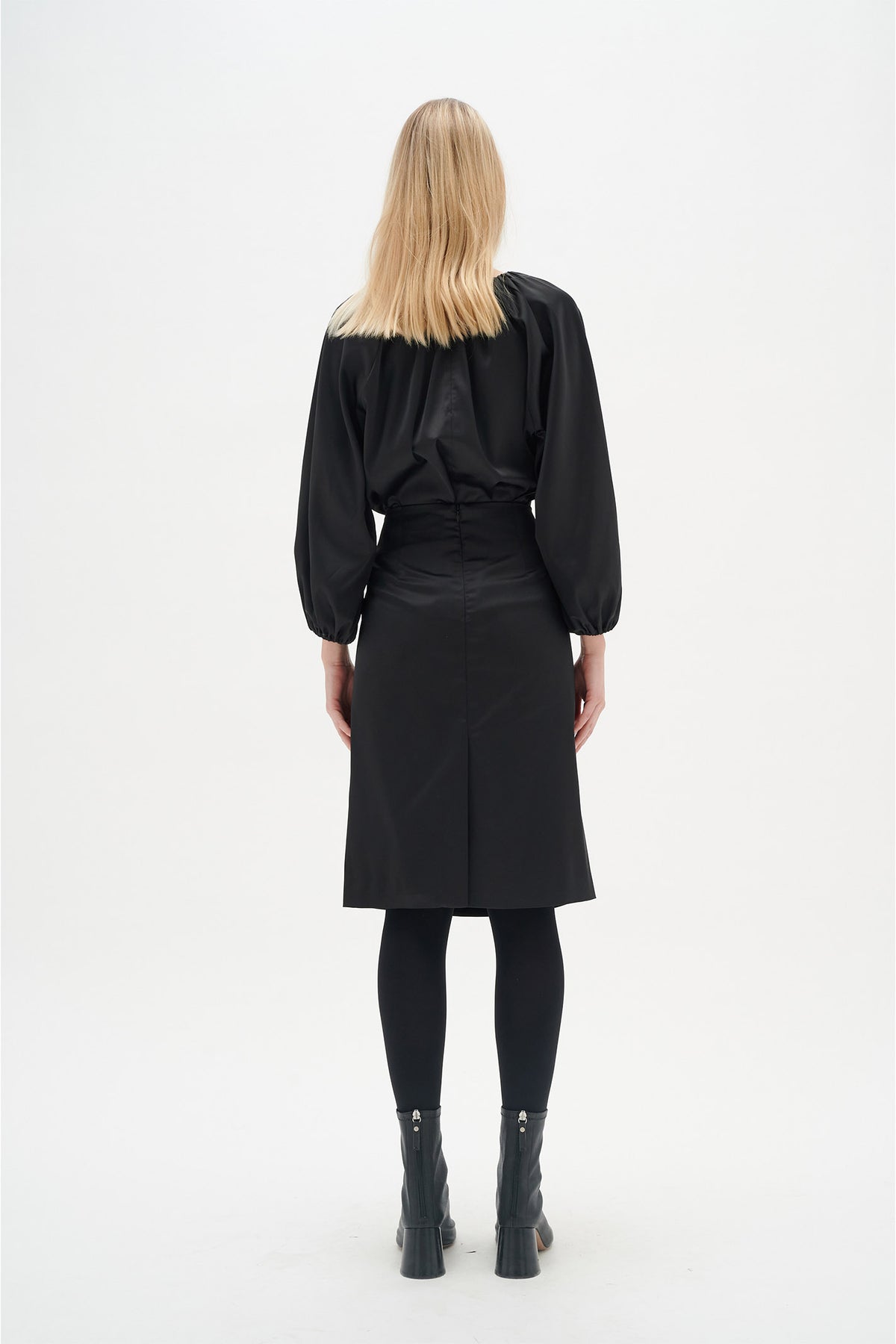 ZilkyIW Drape Skirt Black - 30108855