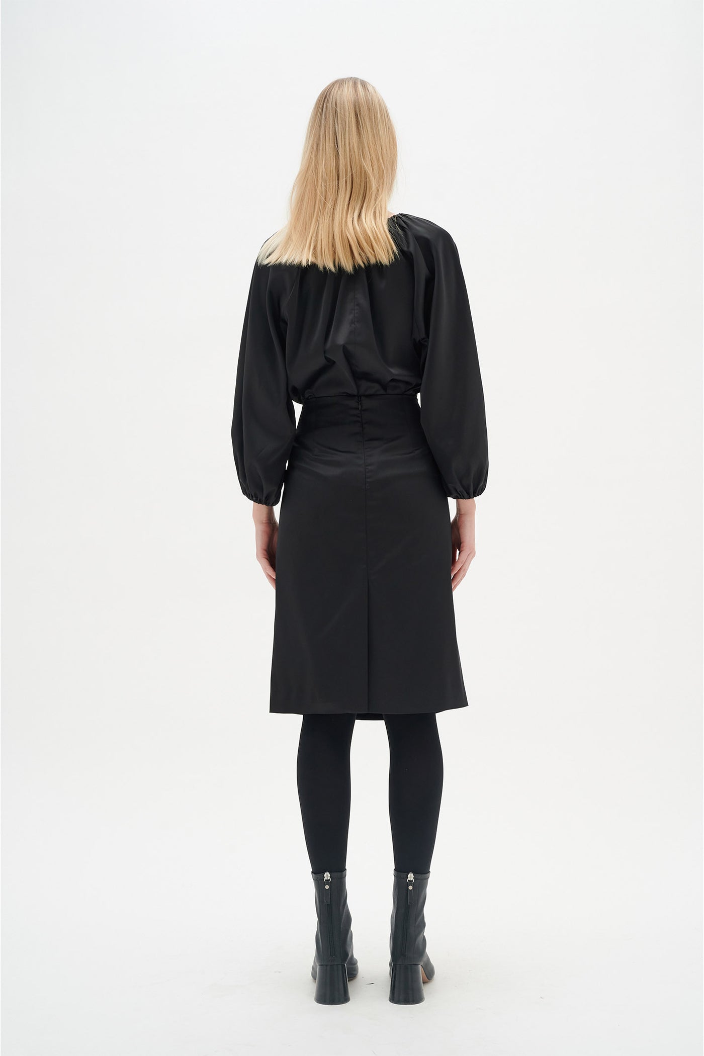 ZilkyIW Drape Skirt Black - 30108855