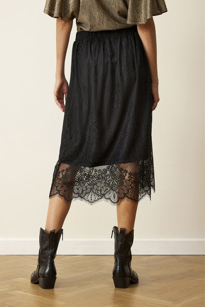 Paula skirt SORT - 15938 Thumbnail