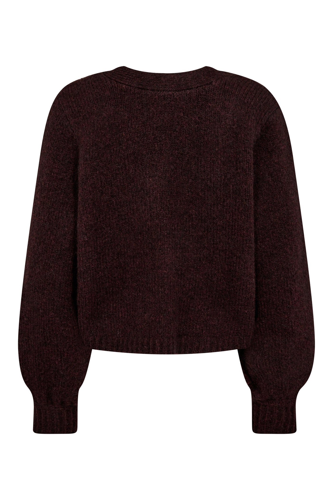 CozyCC Twist Back Knit 87-Winered - 32127