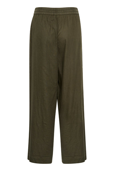 KAmilia Long Wide Pants HW FOREST NIGHT - 10508314 Thumbnail