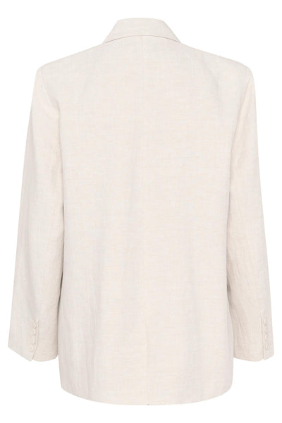 LizaGZ linen blazer NOOS Tammy Light Sand - 10908813 Thumbnail