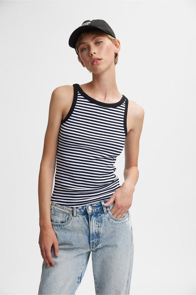 DrewGZ sl reversible stripe to Bright White Black stripe - 10909042 Thumbnail