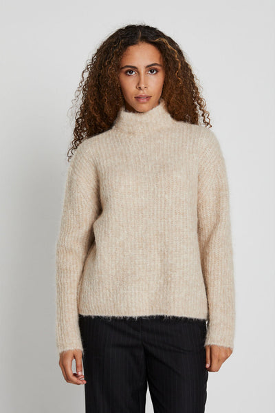 SyringaBBRika knit BEIGE MELANGE - BBW2465 Thumbnail