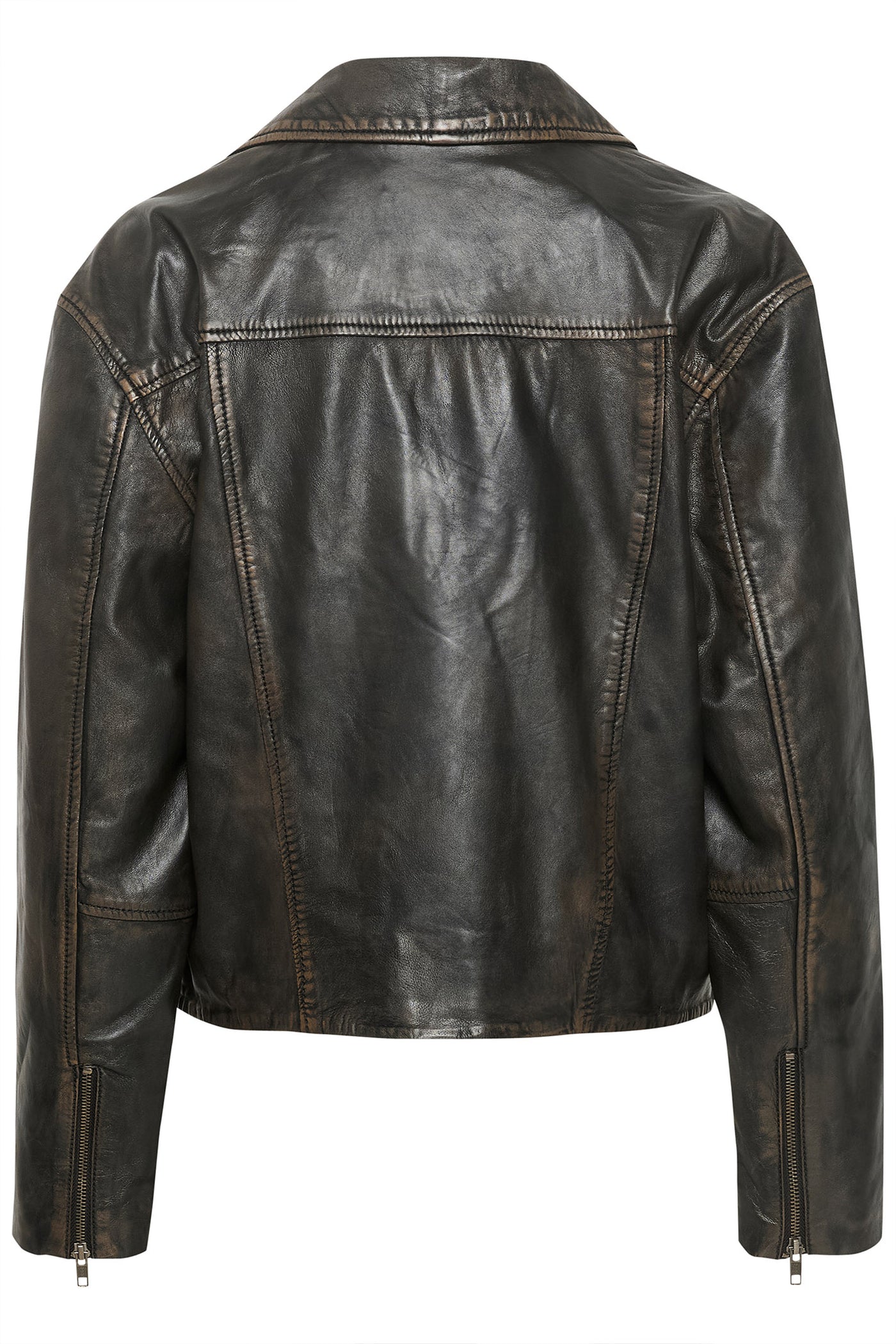 KAjane Leather Jacket Black washed leather - 10508826