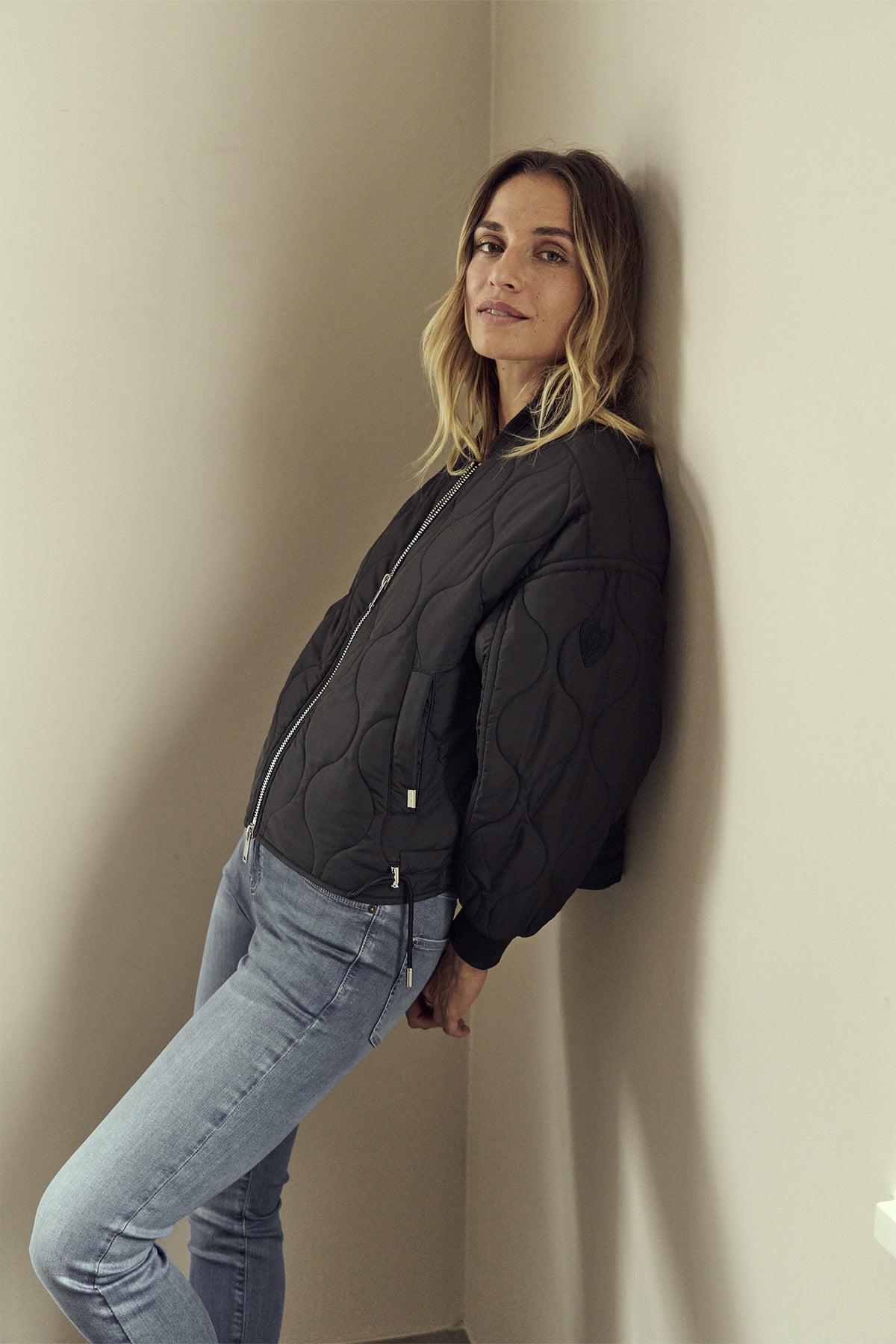 MMKarie Quilt Jacket Black - 162390