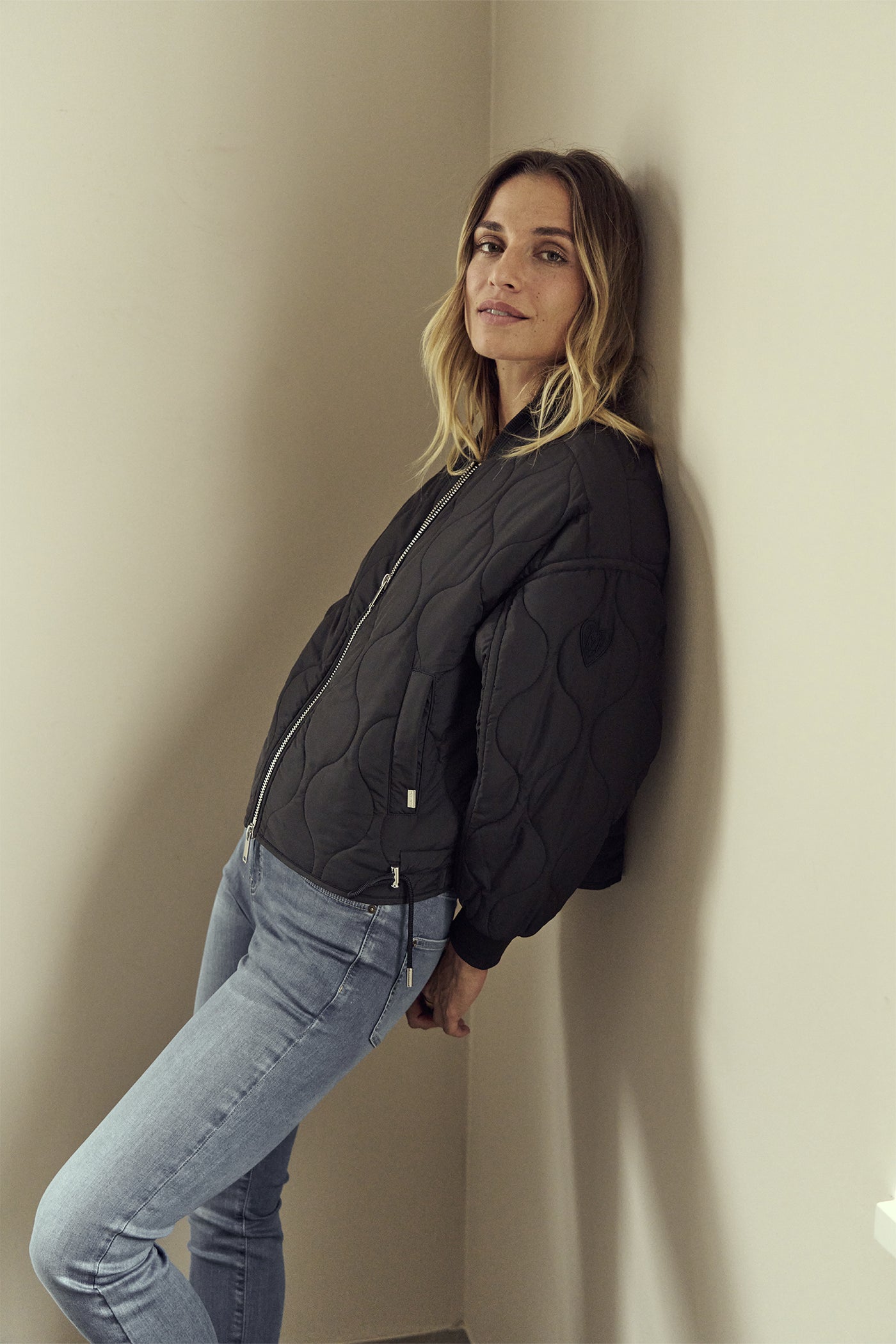 MMKarie Quilt Jacket Black - 162390