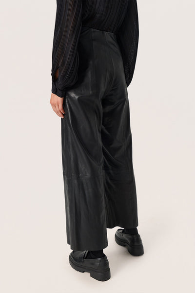 SLOlicia Leather Pants Black - 30407046 Thumbnail