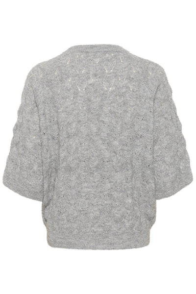 KAmalene Knit Pullover Grey Melange - 10508763 Thumbnail