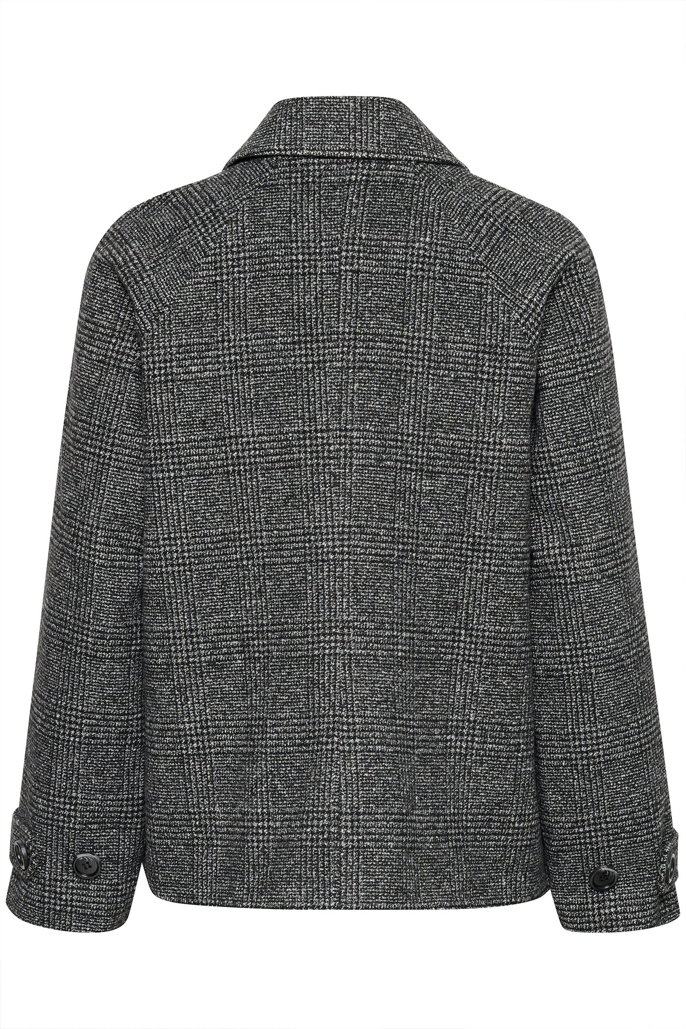 KAfabiola Short Jacket Black/Grey Check - 10508951