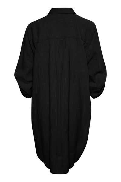 KApauline Shirt Dress Black deep - 10508528 Thumbnail