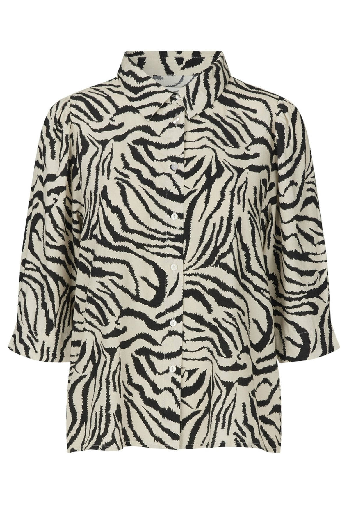Zebra Rint Small BonoLL Shirt Zebra print – BUSTEDWOMAN