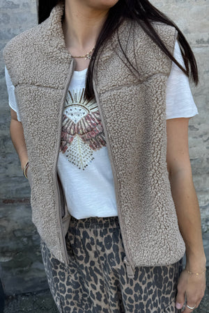 MMRowe Teddy Waistcoat Savannah Tan - 165230