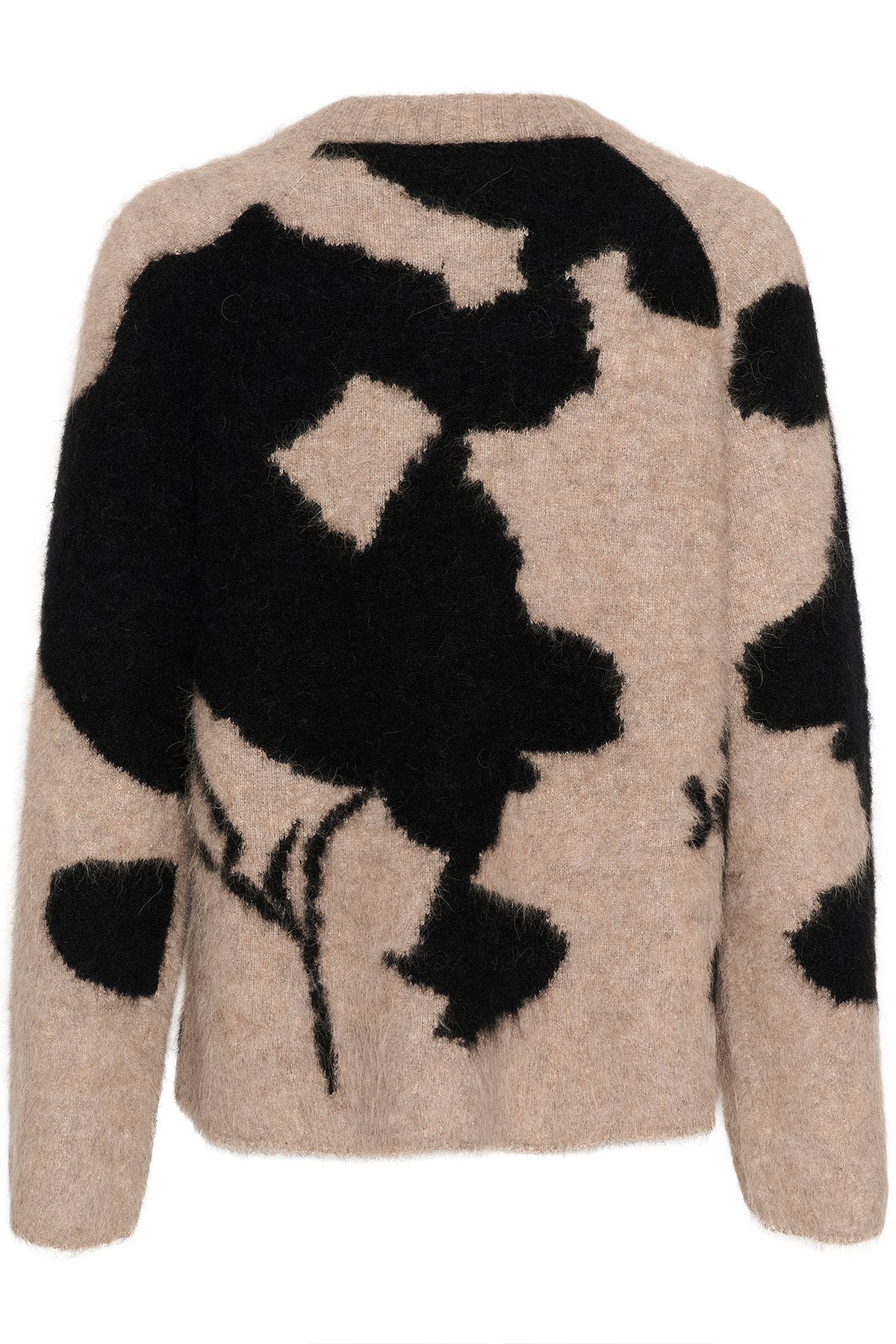 LajlaPW PU Mink Melange Blurred Flower - 30308981
