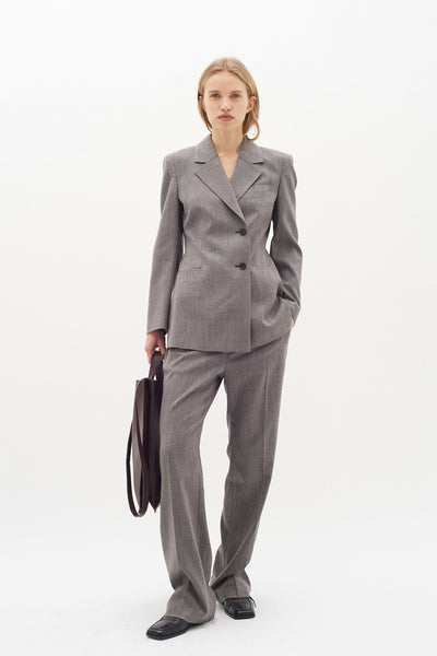 KahlaIW Bootcut Pant Brown Puce Thumbnail