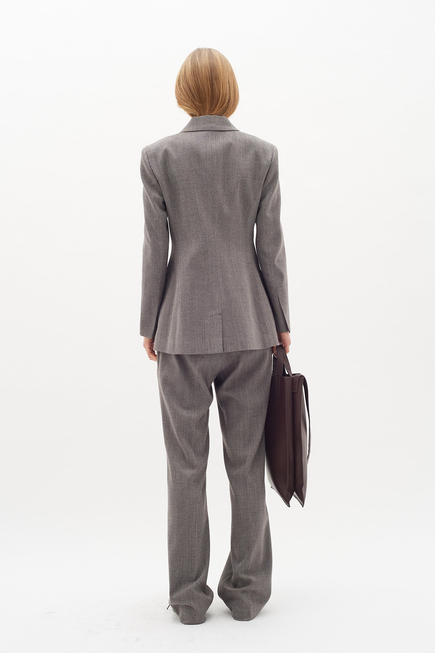 KahlaIW Bootcut Pant Brown Puce