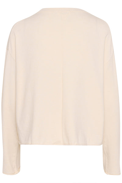 SLSpina Boxy Crew-Neck Whitecap Gray - 30407689 Thumbnail
