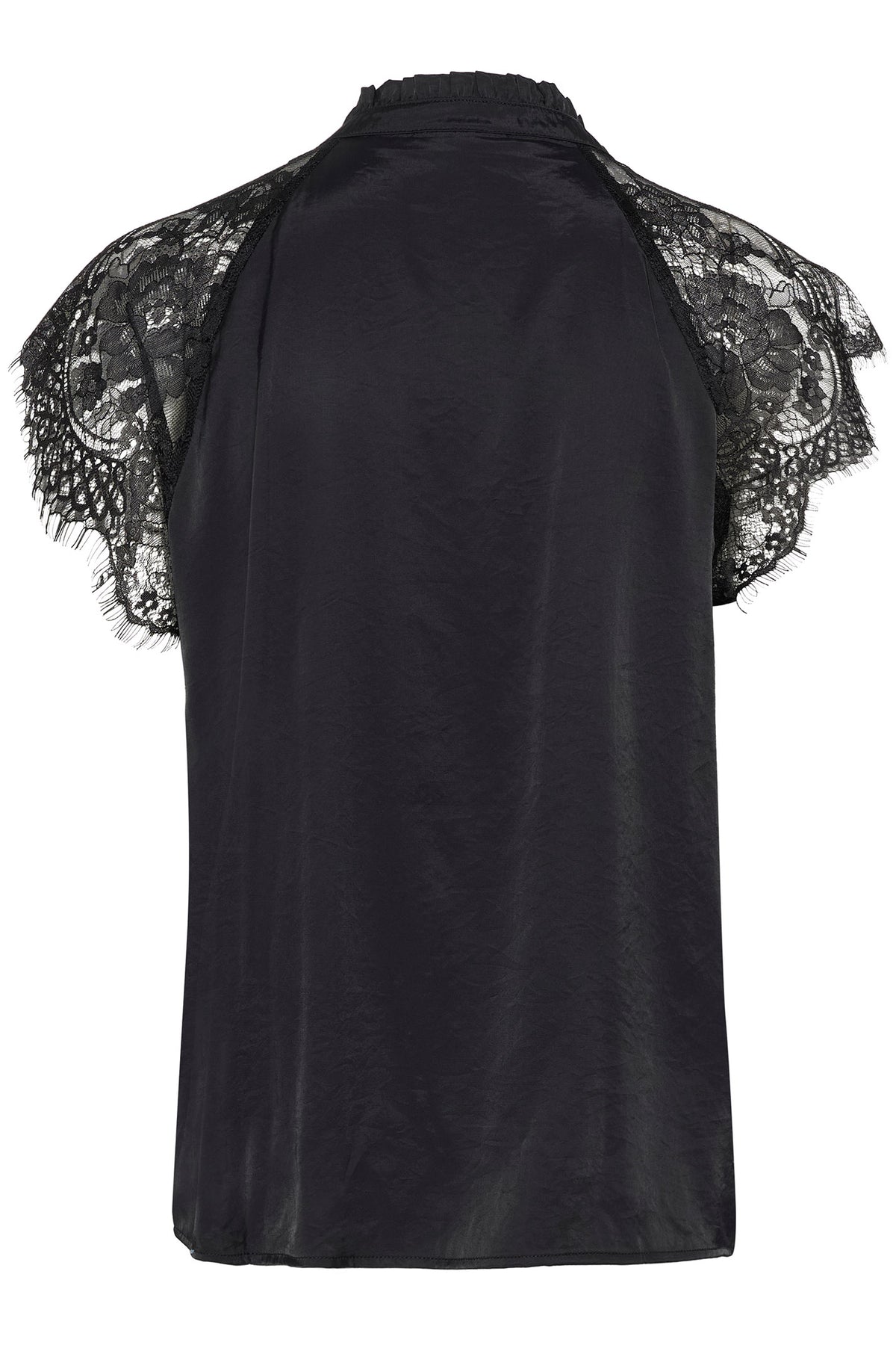 CRNola Lace Blouse Pitch Black - 10611693