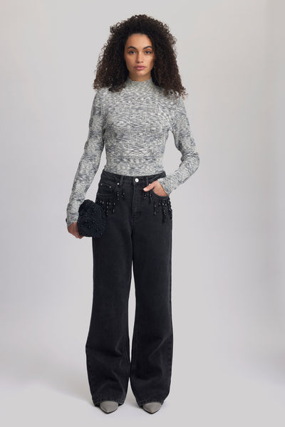 SimilinaGZ HW wide jeans Grey Wash - 10909652 Thumbnail