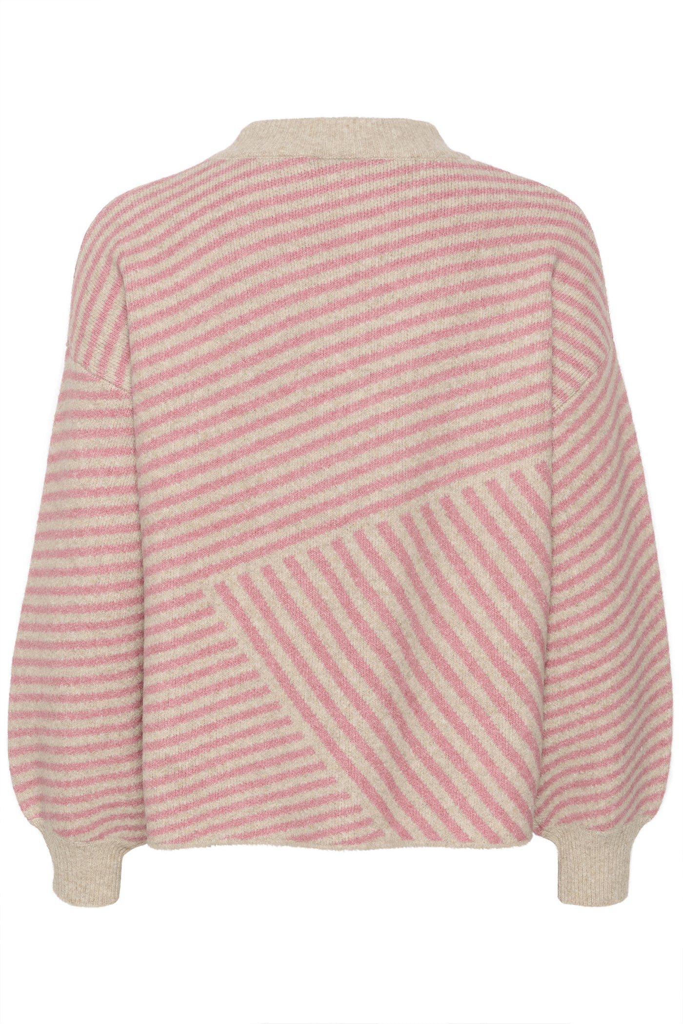 KAverana Knit Pullover Feather gray mel. / Rosa - 10509061
