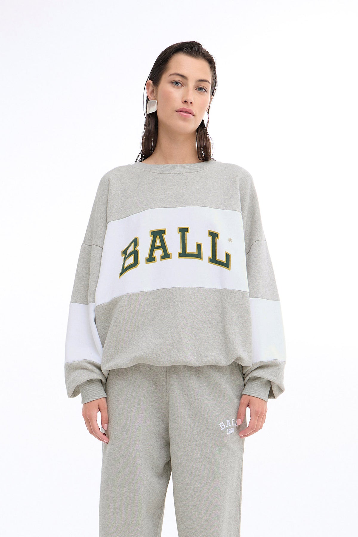 BAROBINSON SWEATSHIRT Medium Grey Melange - 50405002