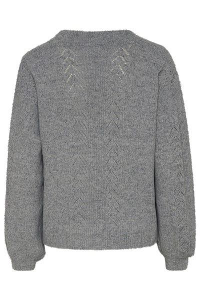 CRHoliday Knit Cardigan Asphalt Melange - 10612385 Thumbnail