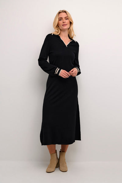 CRVillea Knit Dress Pitch Black - 10612875 Thumbnail