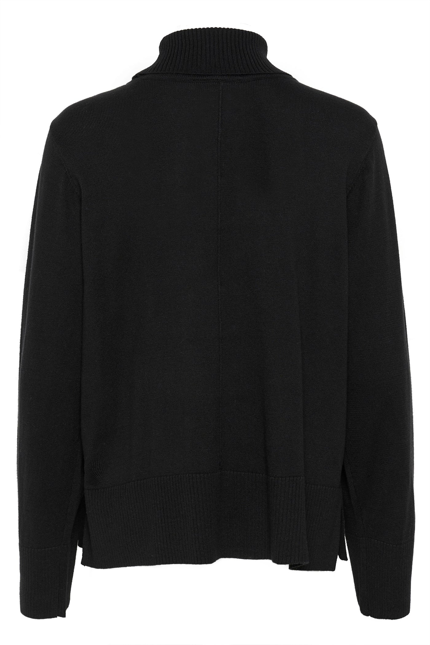 CRAnva Rollneck Pullover Pitch Black - 10613181