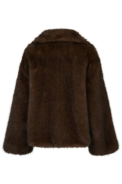 Stephanie Faux Fur Brown - 162628 Thumbnail