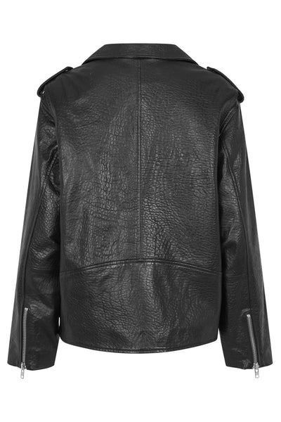 RayLL Leather Jacket OS 99 Black - 90042-6001 Thumbnail